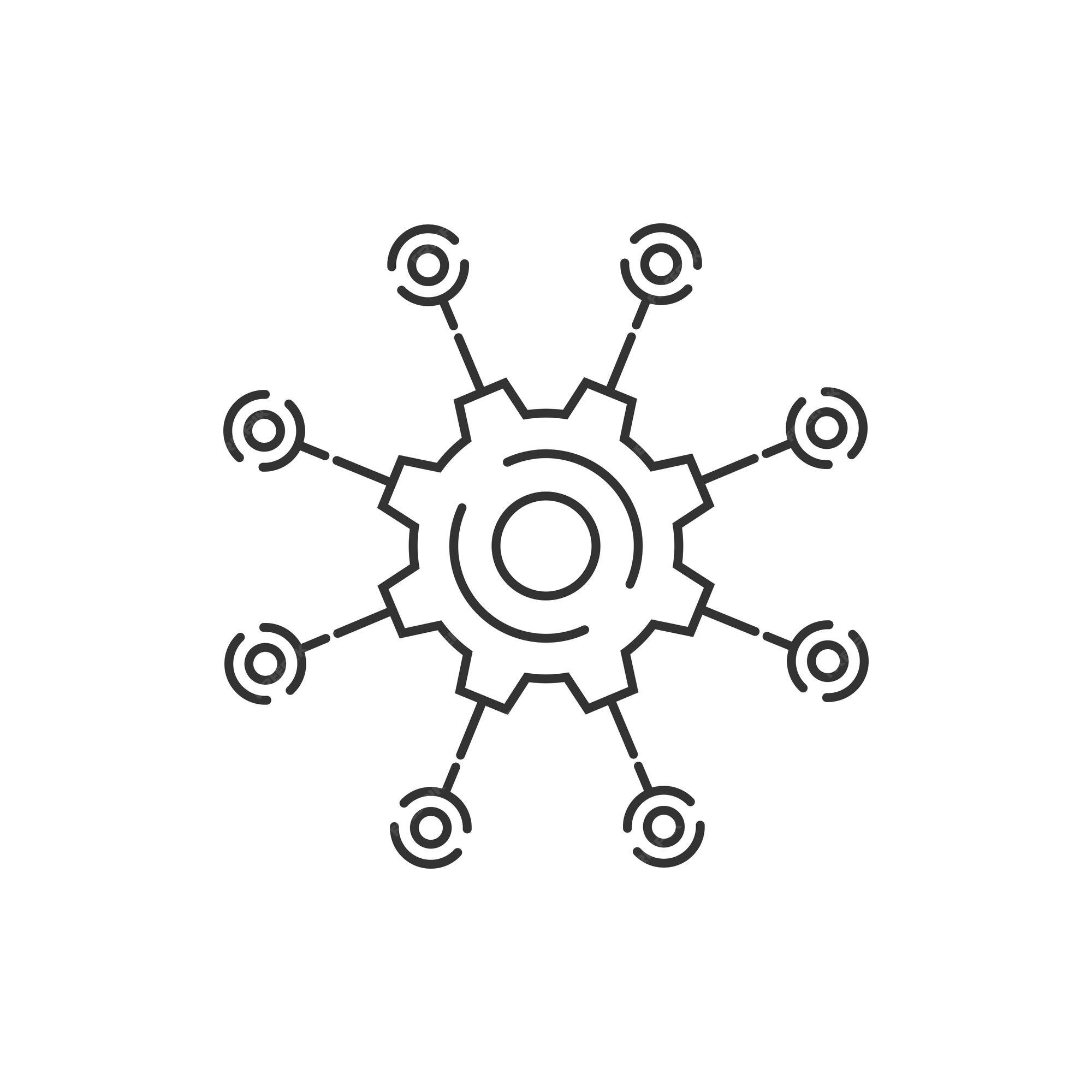 Premium Vector | Api icon in flat style software integration vector ...