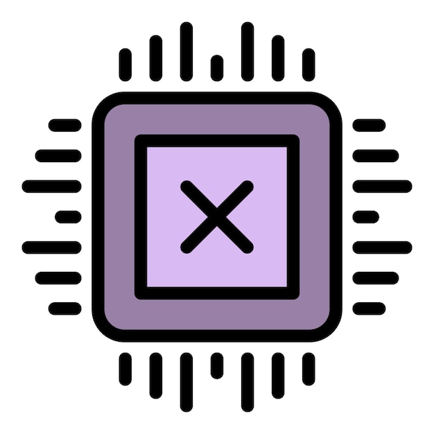 Api 處理器圖標 概要 Api處理器向量圖標為網頁設計 隔離在白色背景顏色平坦