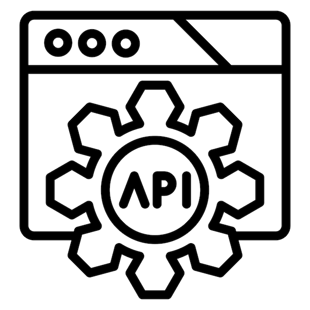API-testing icoon vector afbeelding Kan worden gebruikt voor Software Testing