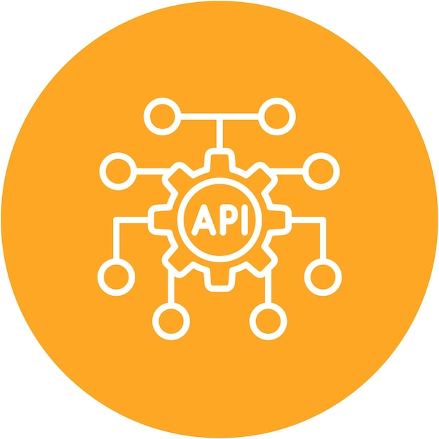 Api vector illustration style