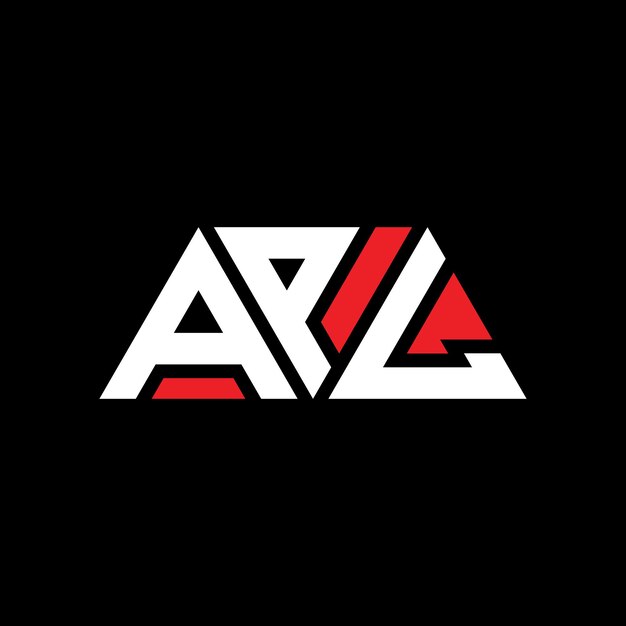 apl triangle letter logo design with triangle shape apl triangle logo design monogram apl triangle vector logo template with red color apl triangular logo simple elegant and luxurious logo apl