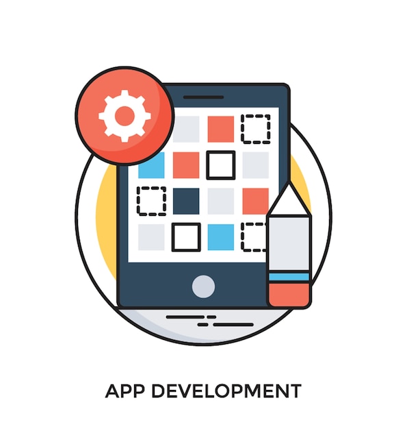 Иконка App Development Flat Icon Icon