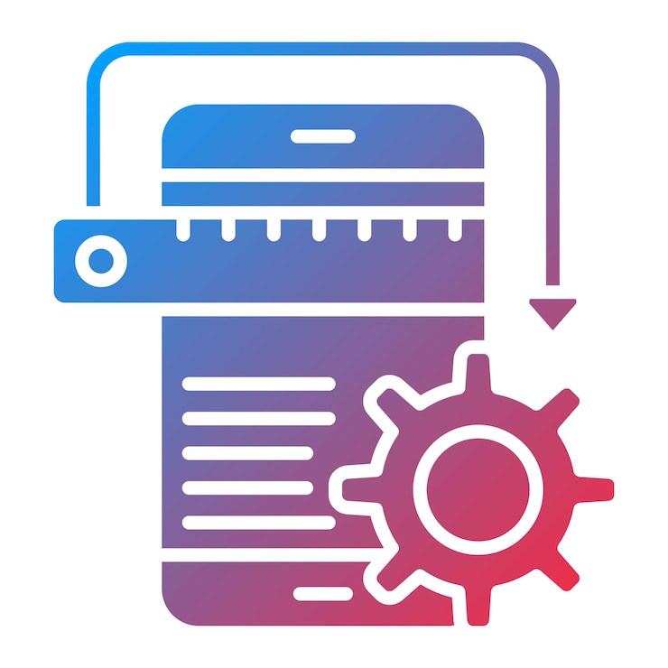 Vector app development icon vector image can be used for computer programming