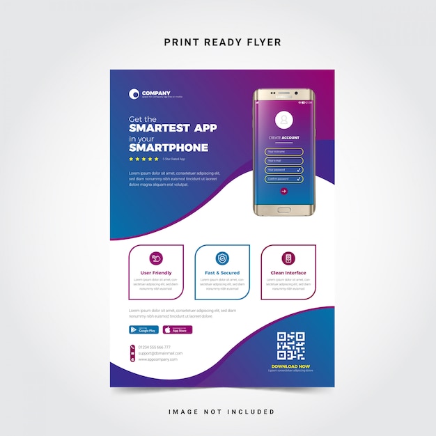 App Flyer-sjabloon