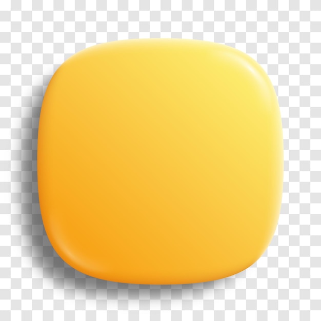 Vector app icon superellipse glanzende vector doorzichtige achtergrond 3d squircle knop holografische gradiënt