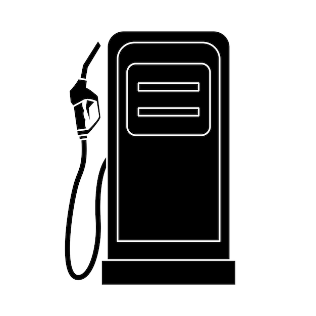 Apparatuur voor gasdiesel of benzinestation Benzinepomp mondstukpictogram Tankstation voor ander voertuig