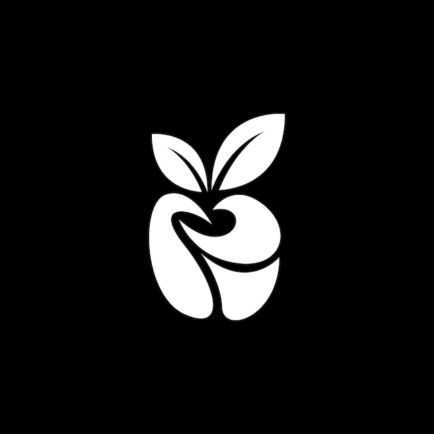 Appel Fruit Logo Sjabloon Vector