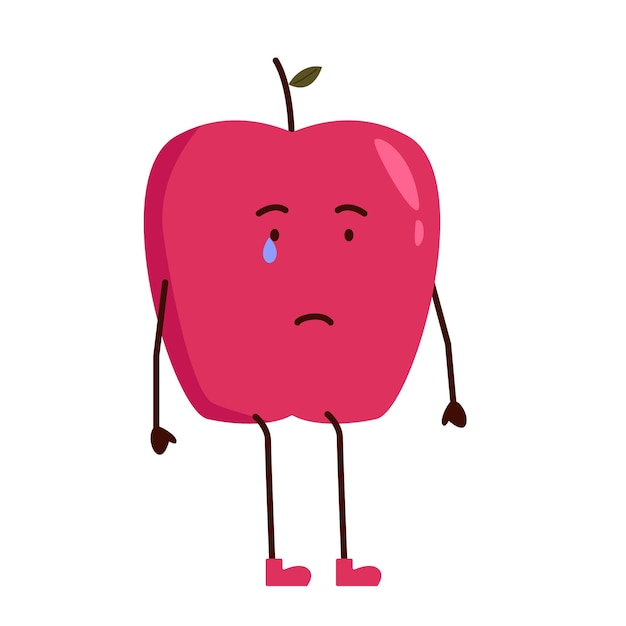 Apple Character Illustration