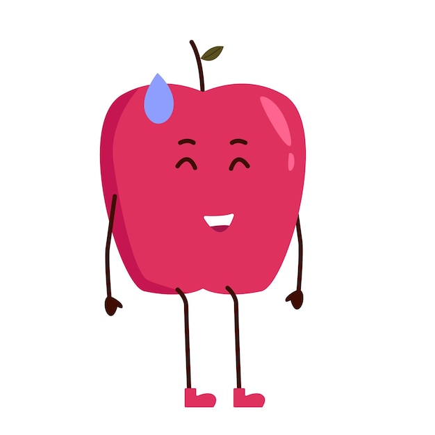 Apple Character Illustration