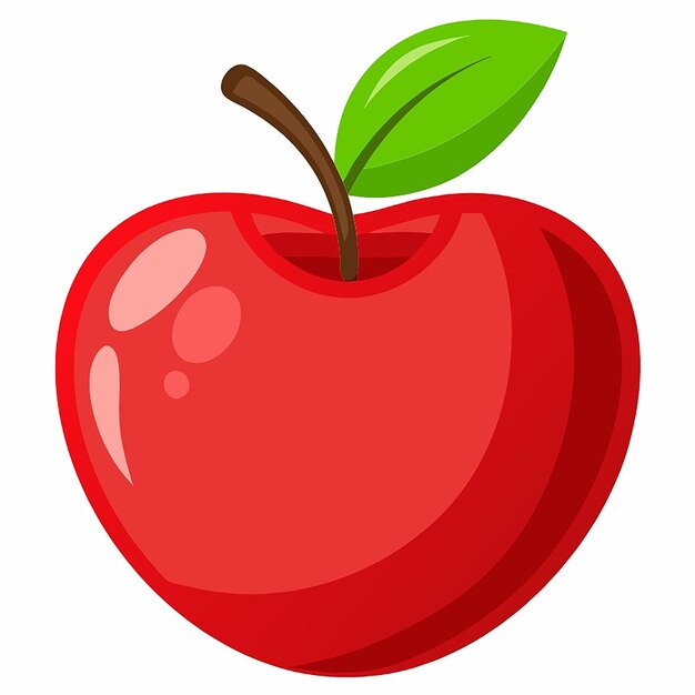 Vector apple food vector illustration