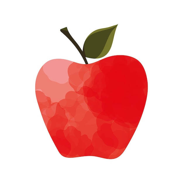 apple fruit icon isolated design