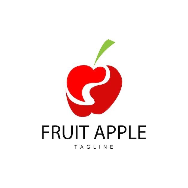 Apple Fruit Logo tuinplant Vector symbool ontwerp illustratie sjabloon