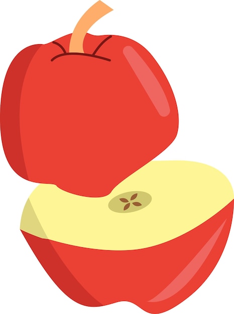 Premium Vector | Apple fruit