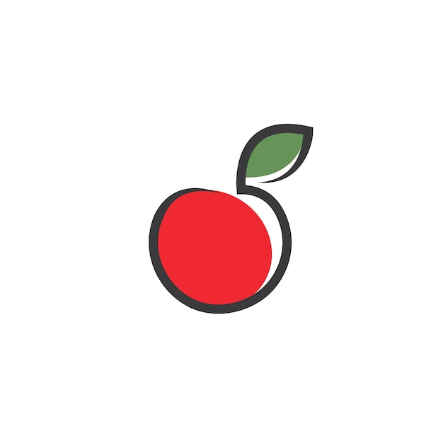 Apple icon vector illustration design