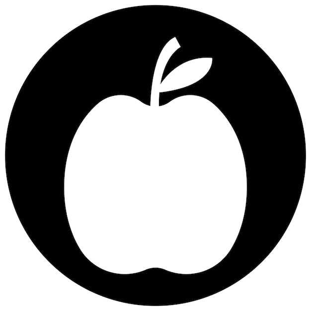 Apple icon vector