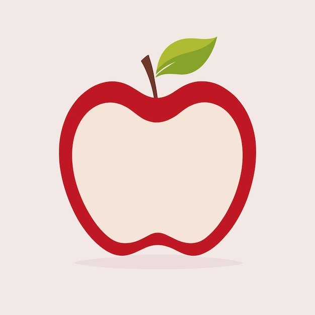 Apple illustratie logo ontwerp