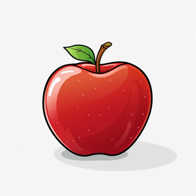 Apple isolated on transparent background