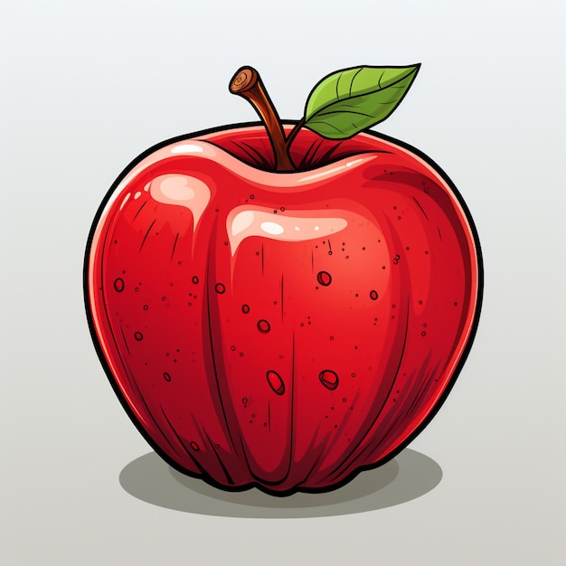 Apple isolated on transparent background