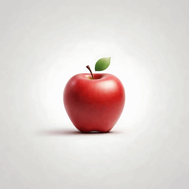 Apple kleurrijke vector illustratie ontwerp is plat cartoon stijl