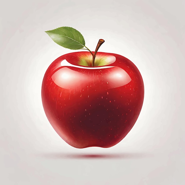 Apple kleurrijke vector illustratie ontwerp platte cartoon stijl