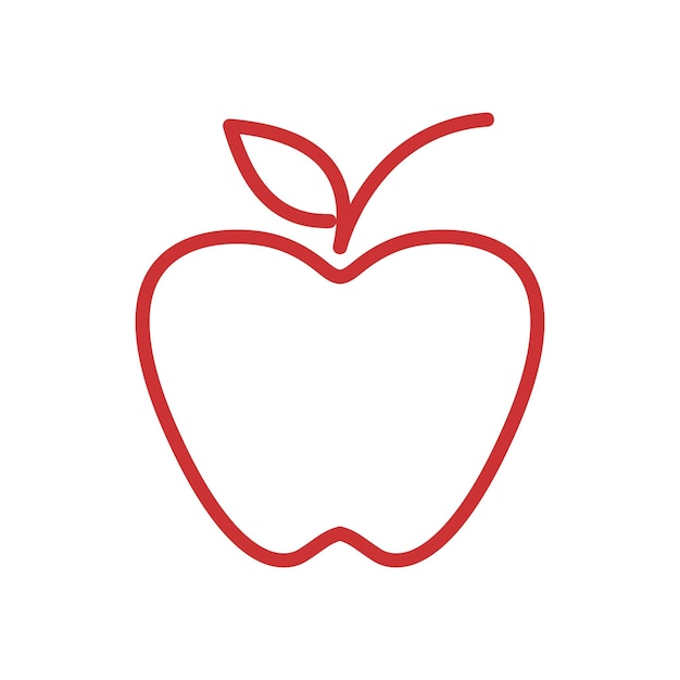 Concetto di progettazione del logo apple