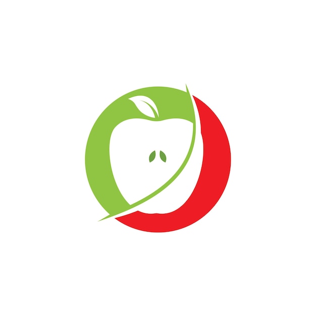 Apple logo icon vector illustration design