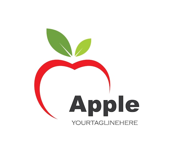 Apple logo pictogram vector illustratie ontwerp