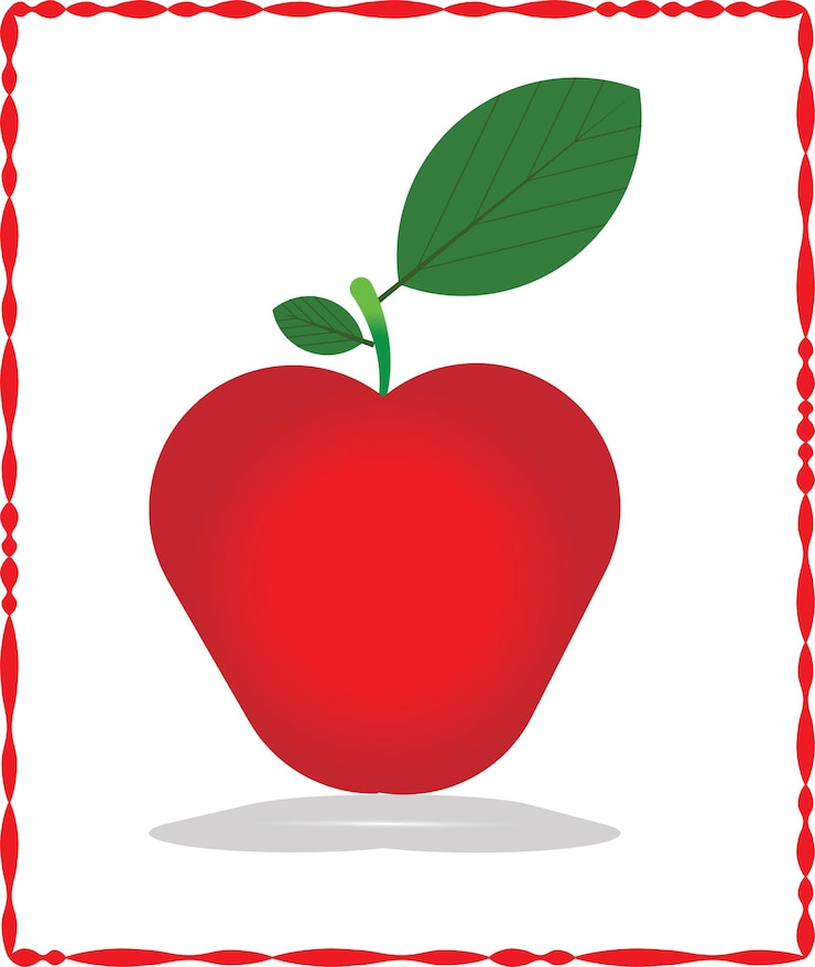 Vector apple lover design