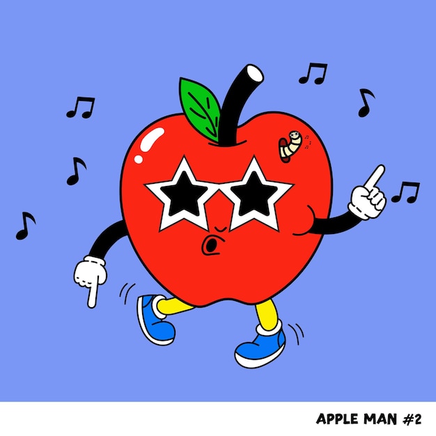 Apple man dance