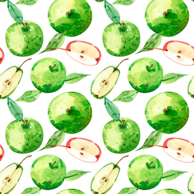 Vector apple pattern design