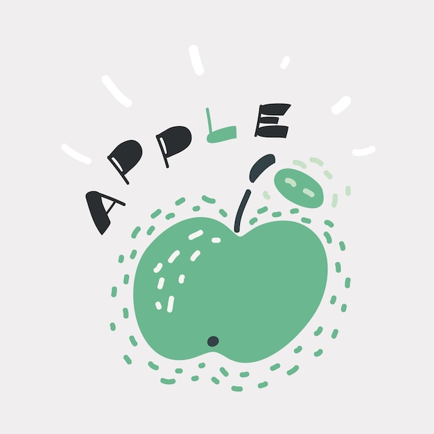 Apple-pictogram op wit