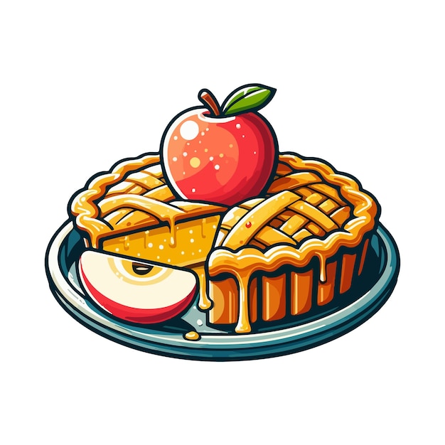 apple pie ai generated image