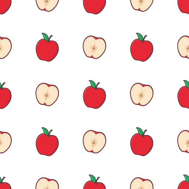 Apple Seamless Pattern