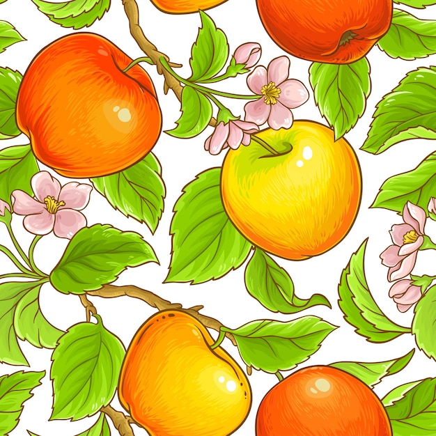 Apple seamless pattern