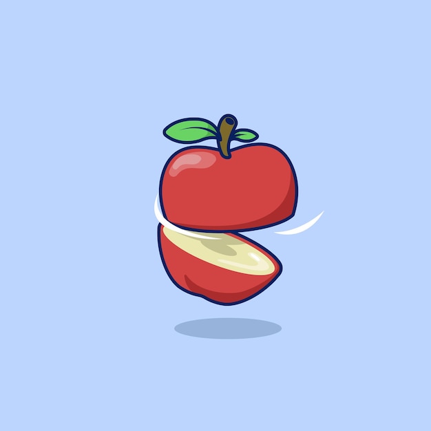 Apple segment logo ontwerp vector