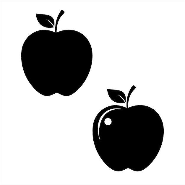 apple silhouette