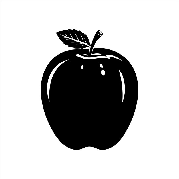 apple silhouette