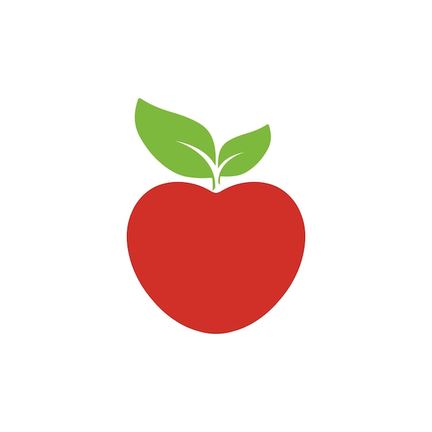 apple sketch logo red apple vector