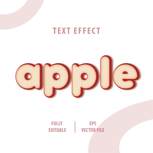 Apple tekststijleffect