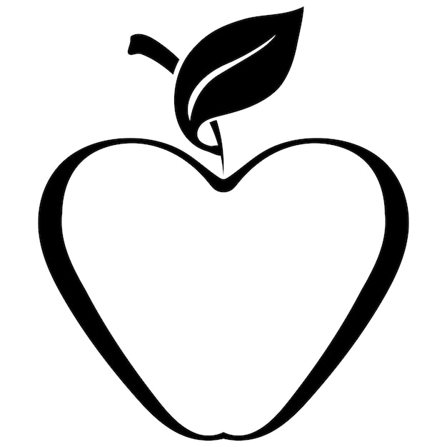 Apple vector illustratie ontwerp