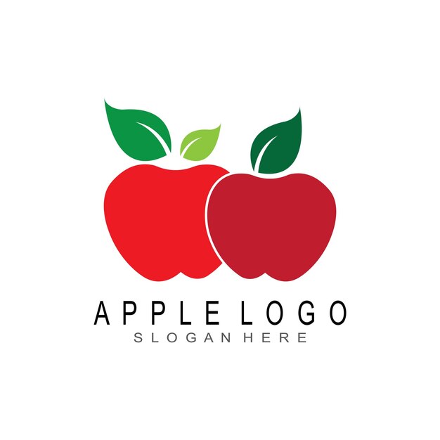 Apple vector illustratie sjabloon