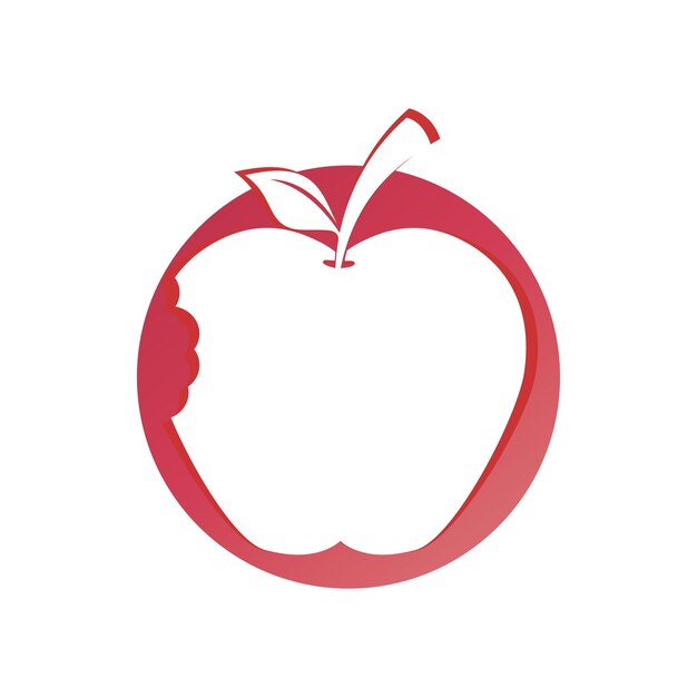 Vector apple vector illustration design