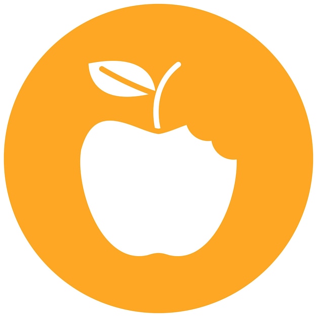 Apple Vector Illustration Style