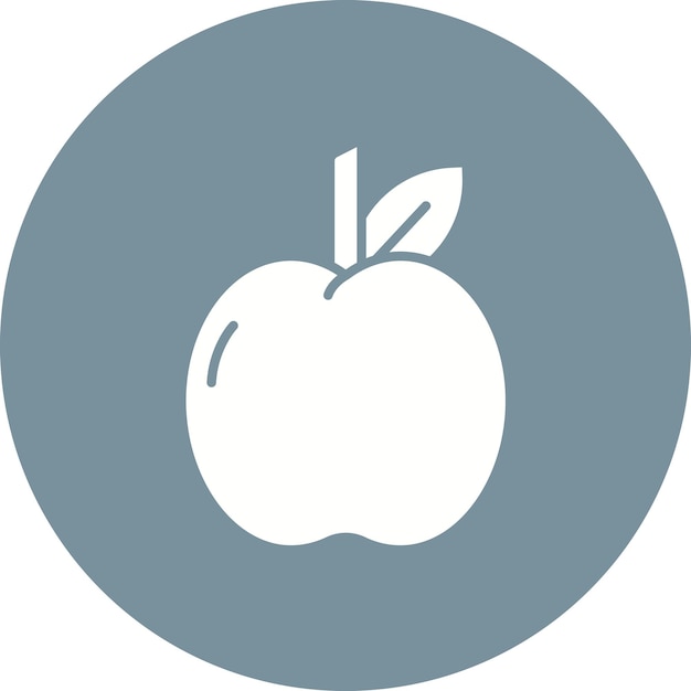 Apple Vector Illustration Style