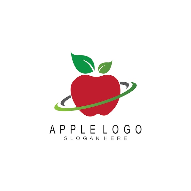 Vector apple vector illustration template