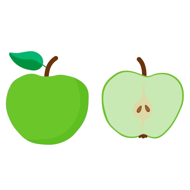 Apples illustration vector