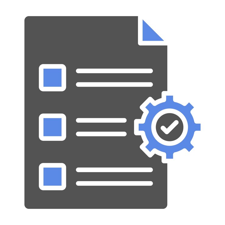 Vector applicants management icon style
