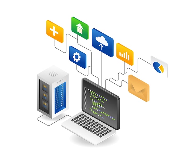 Application developer server network programming language