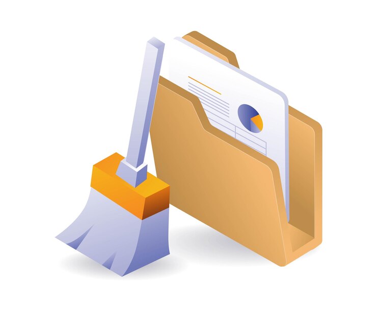 Vector application technology cleans folder data