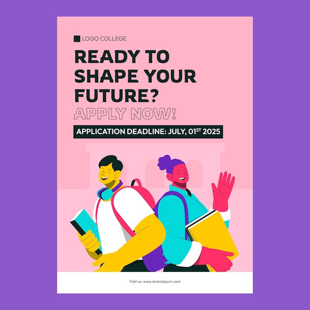 apply now! shape your future